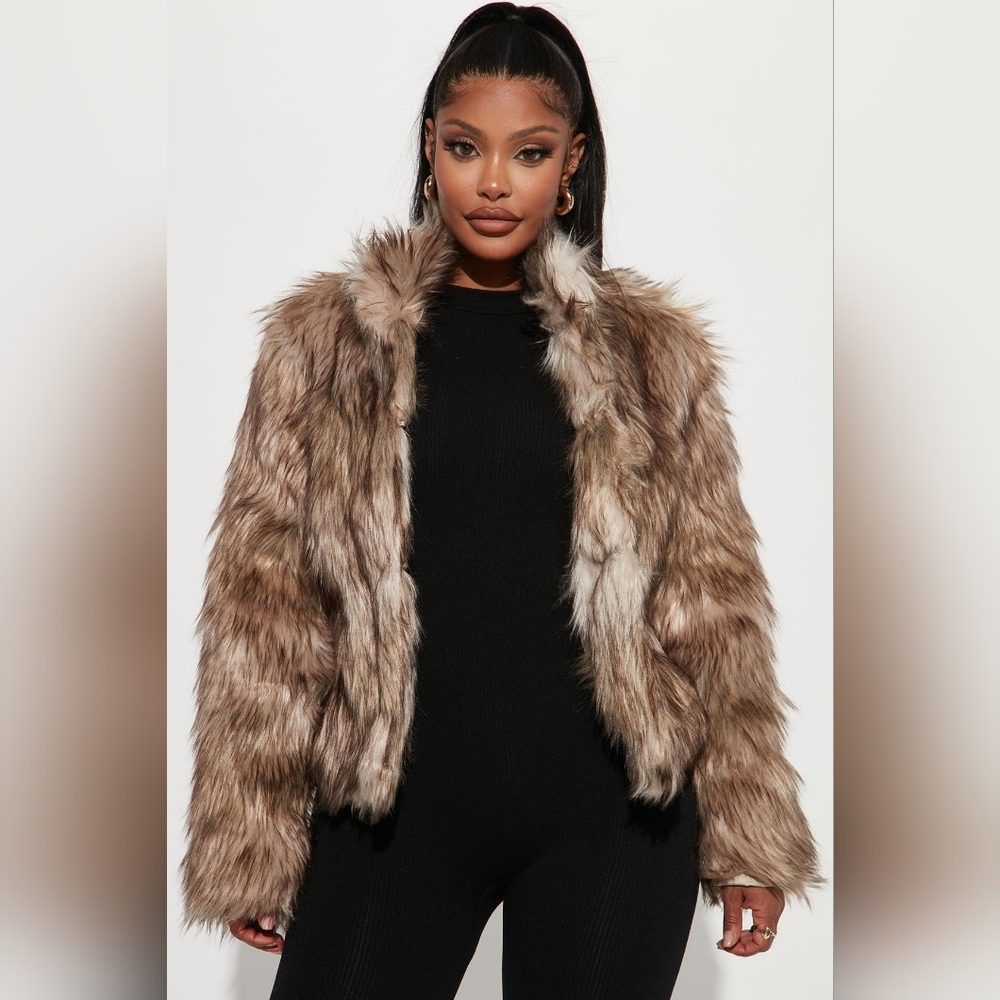 Fernanda Fur Coat- Natural